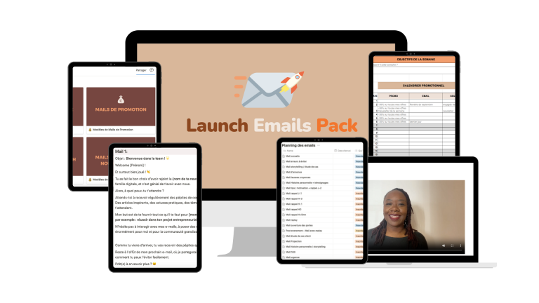 launch emails pack